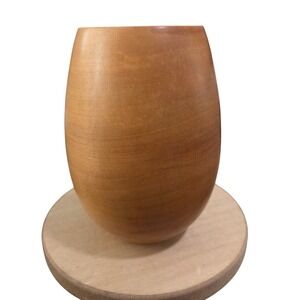 Sandsmith Maple Wood Vase Signed Beautiful Decorative Wooden‎ Handmade #3/90